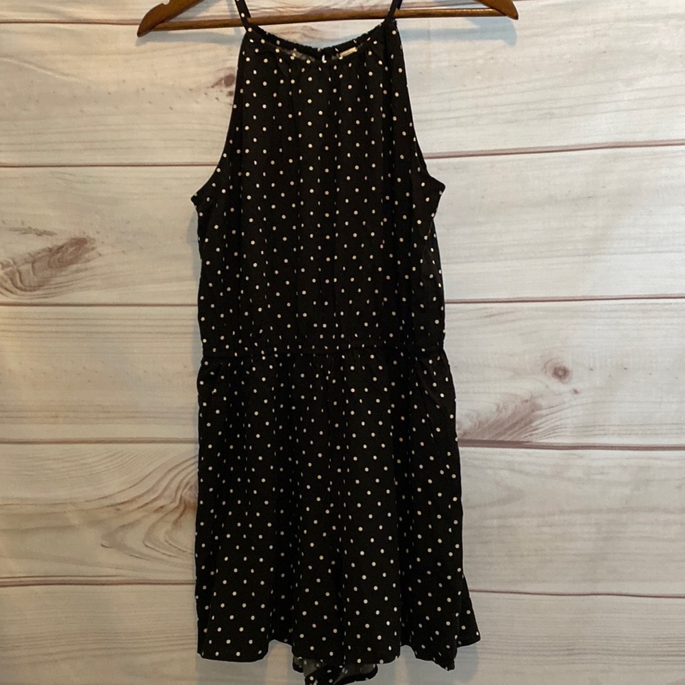 Polka Dot Old Navy Black romper